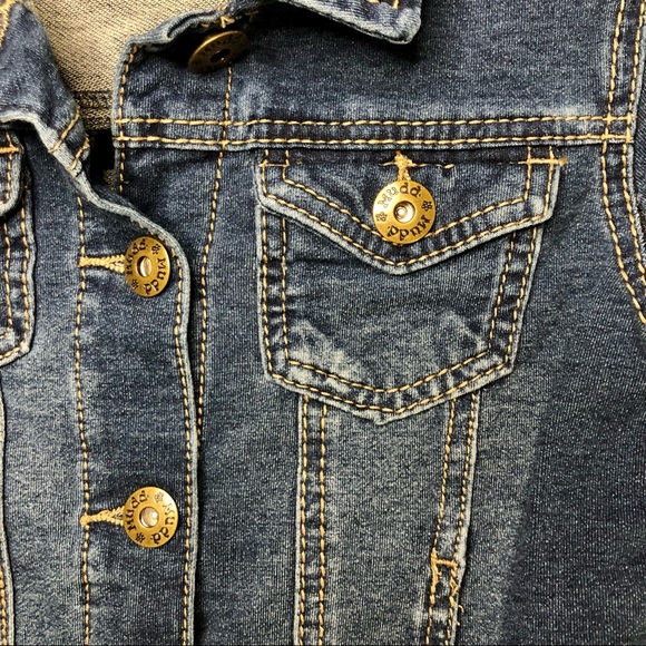 MUDD Girls Jacket Denim Jacket - Picture 3 of 5